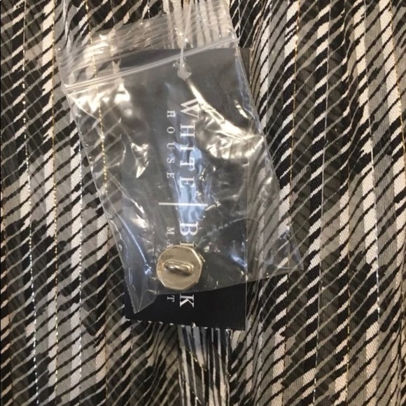 NWT White House Black Market Silk Sheer Blouse - Picture 9 of 12